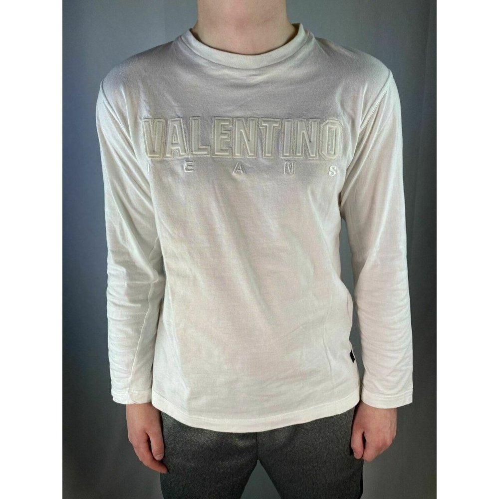 Valentino Jeans White Long Sleeve Long T-Shirt